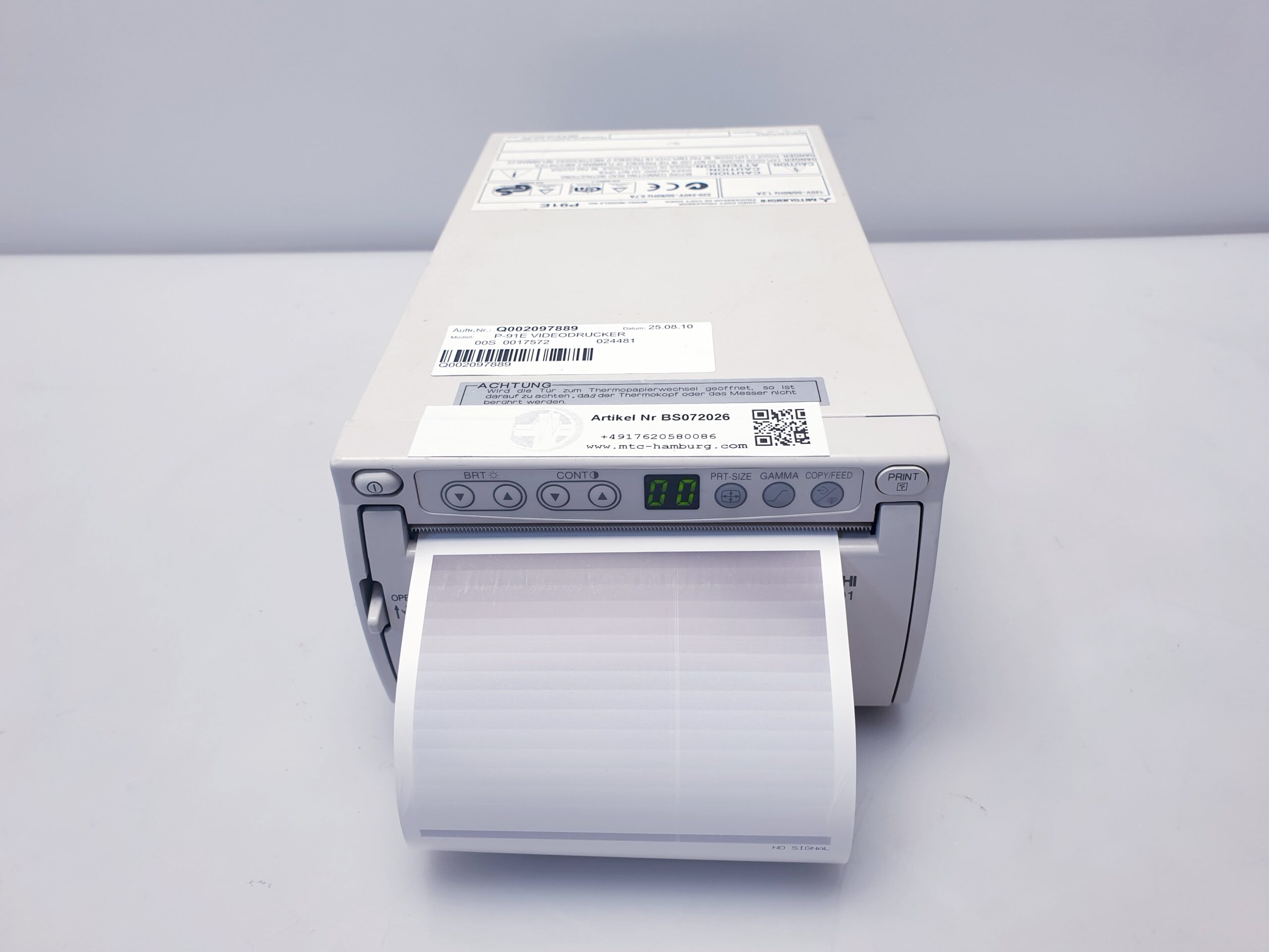 Mitsubishi P91 – P 91 SW Printer für Ultraschallgerät – Bild 13