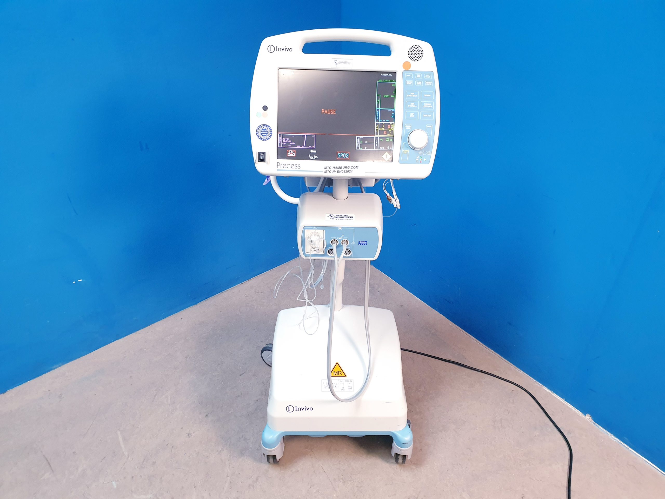 Invivo  MRI Monitor, Überwachungsmonitor mit Zubehör