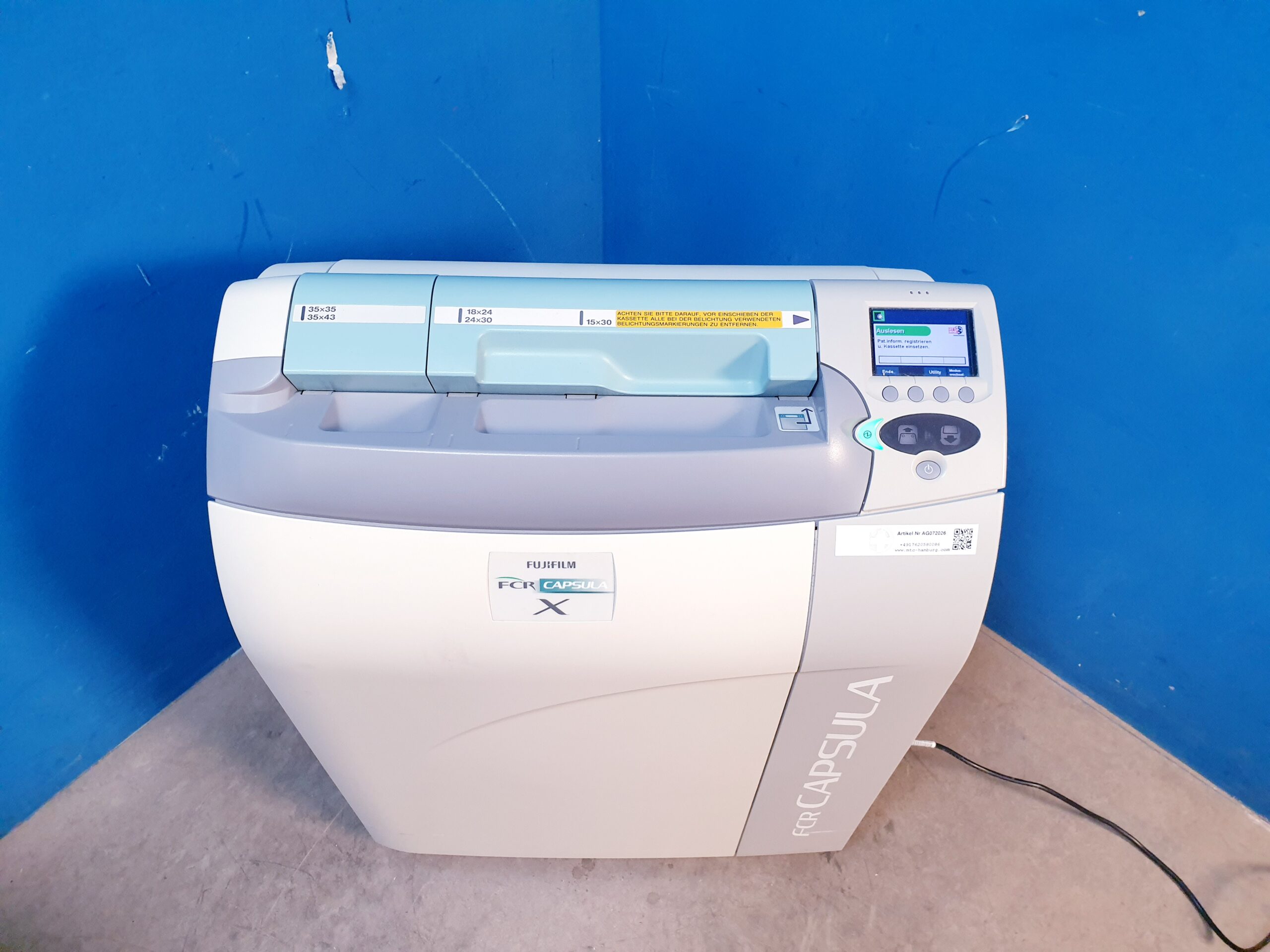 Fujifilm Fuji FCR CAPSULA X Speicherfolien Lesegerät Scanner CR-IR 357 – Bild 8