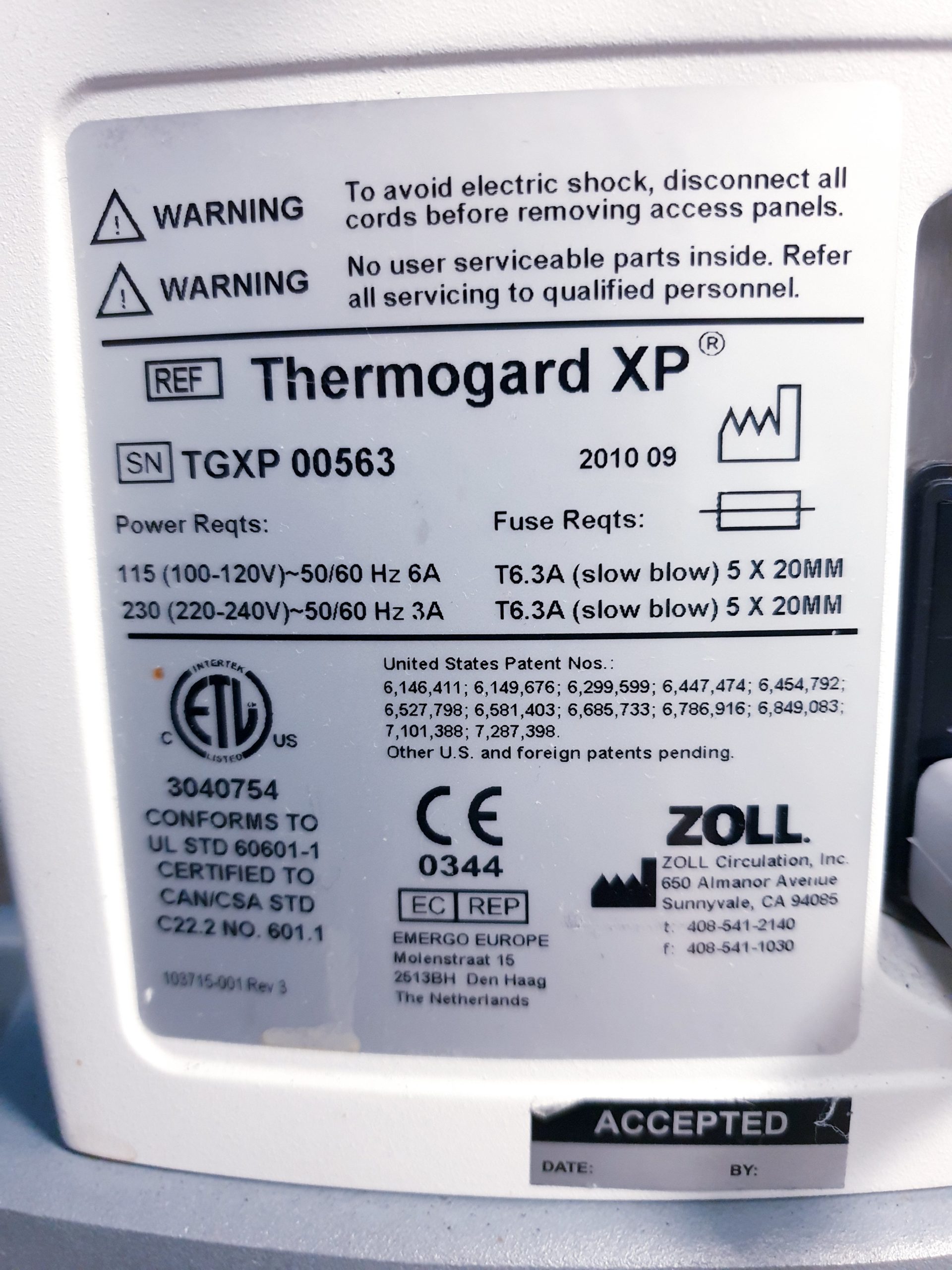 ZOLL Thermogard XP DOM 2011 – Bild 26