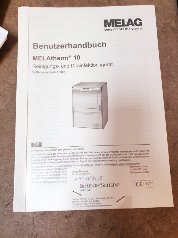 Melag MELAtherm 10 Thermodesinfektor – Bild 5