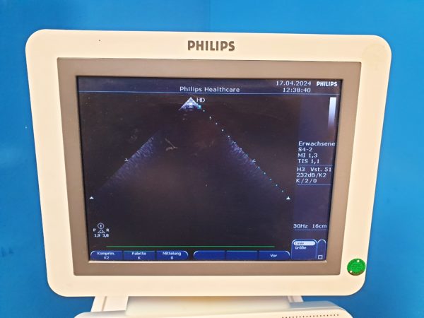 Philips HD7 Ultraschallgerät  + S4-2 + L12-3 - Kardiomaschine - Image 5