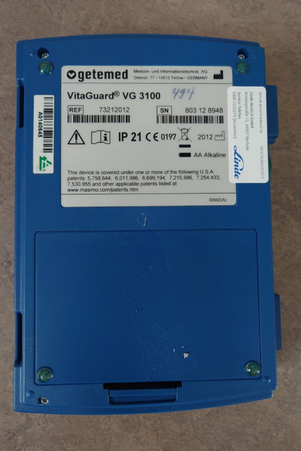 Getemed VitaGuard VG 3100 Massimo Set +Stammkabel – Bild 7