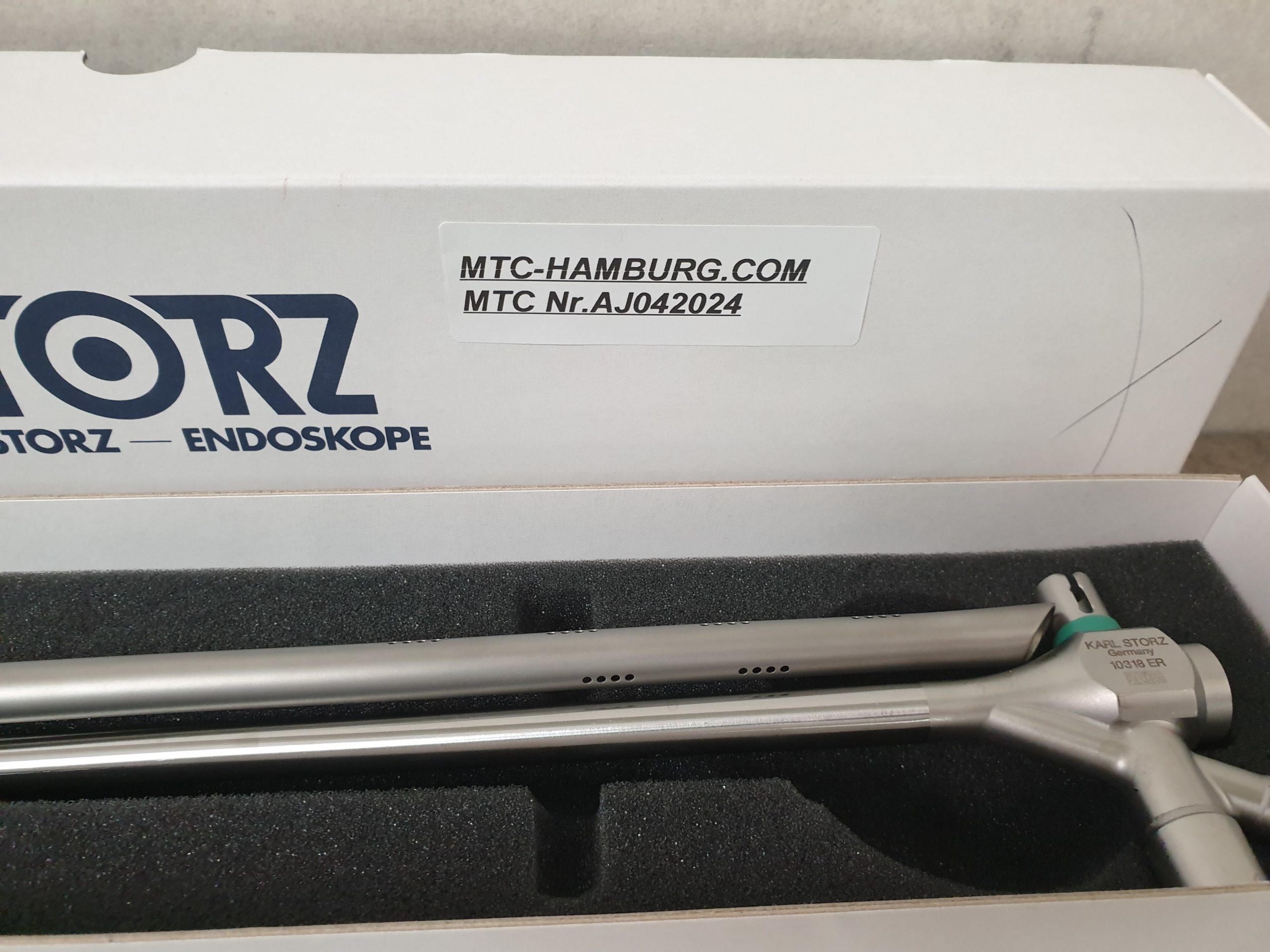 Karl Storz 2 x 10318 ER KARL STORZ 10318 B Bronchoscope Tube - Starre endoskopie – Bild 2