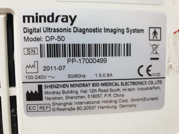 Mindray DP-50 DP50 mit 75L38 Linear Sonde – Bild 17