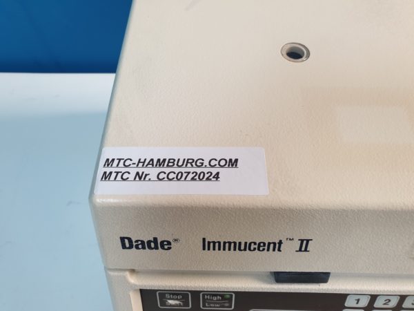 Dade Immucent II Zentrifuge – Bild 2