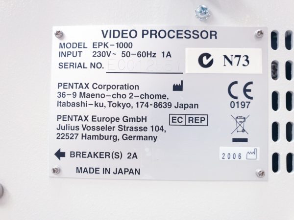 Pentax EPK-1000 Video Prozessor  Tastatur OS-A50 – Bild 9