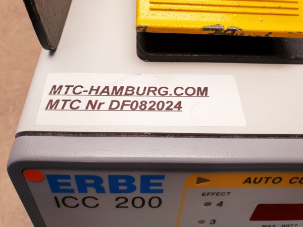 Erbe ICC 200 mit Fußschalter - HF Gerät - Image 2