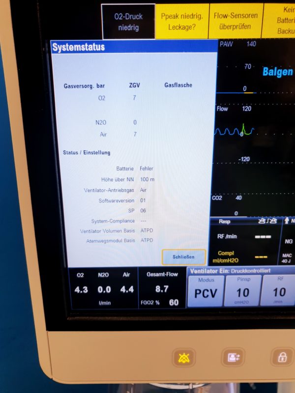 GE Carestation 650 Anästhesie Narkoseplatz  DOM 2018 – Bild 7