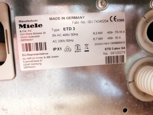 Olympus Miele ETD3 PLUS GA Thermodesinfektor – Bild 15