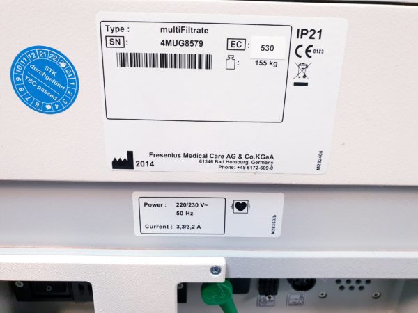 Fresenius Medical Care MultiFiltrate Dialyse Gerät - Image 14