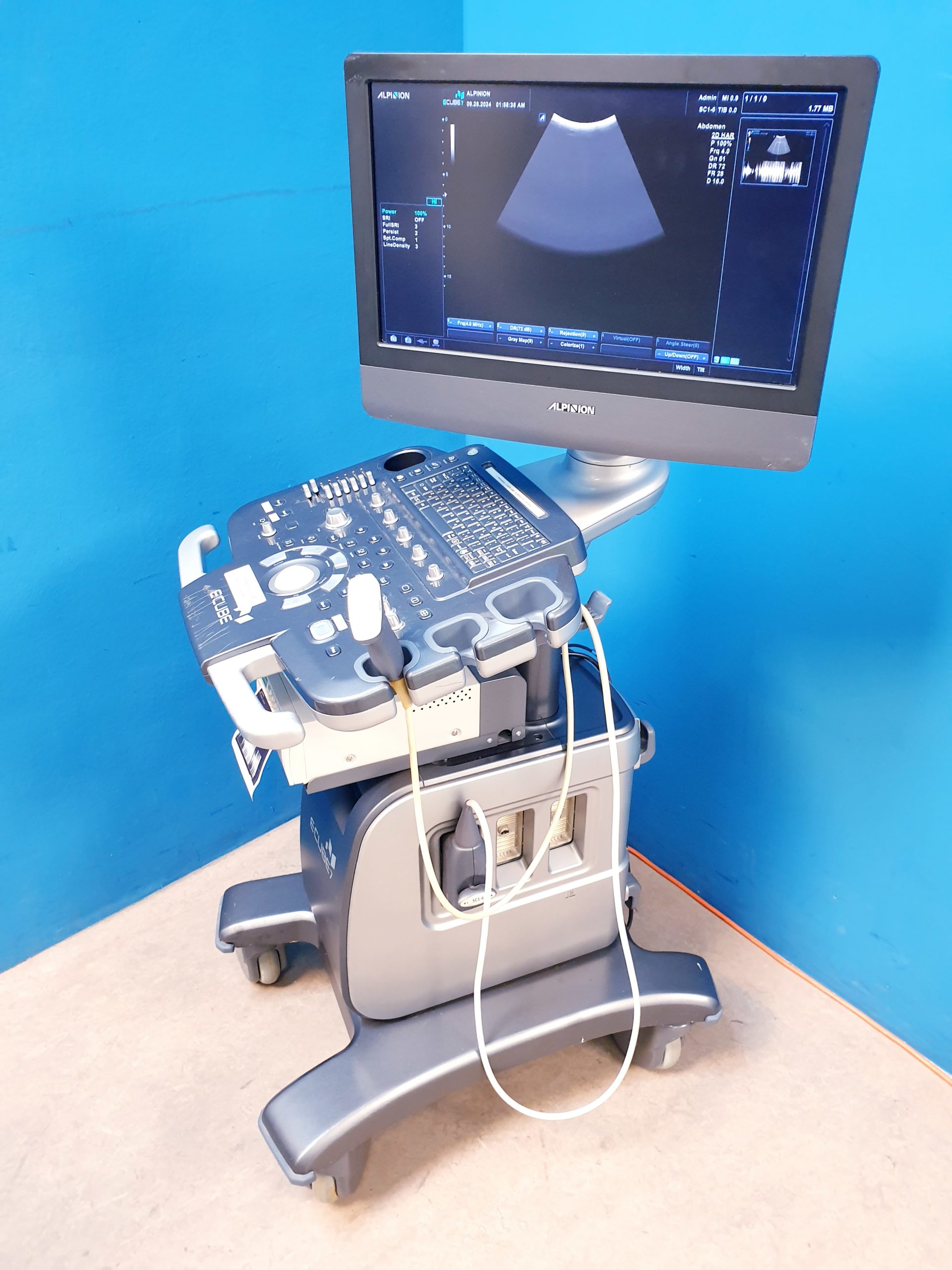 Alpinion E-Cube 7 Farbdoppler + SC1-6 Konvex Sonde – Bild 8