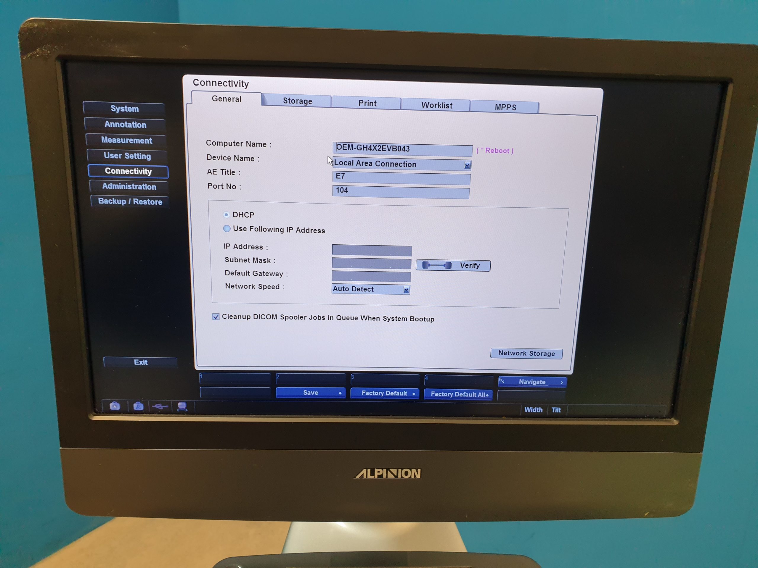 Alpinion E-Cube 7 Farbdoppler + SC1-6 Konvex Sonde – Bild 18