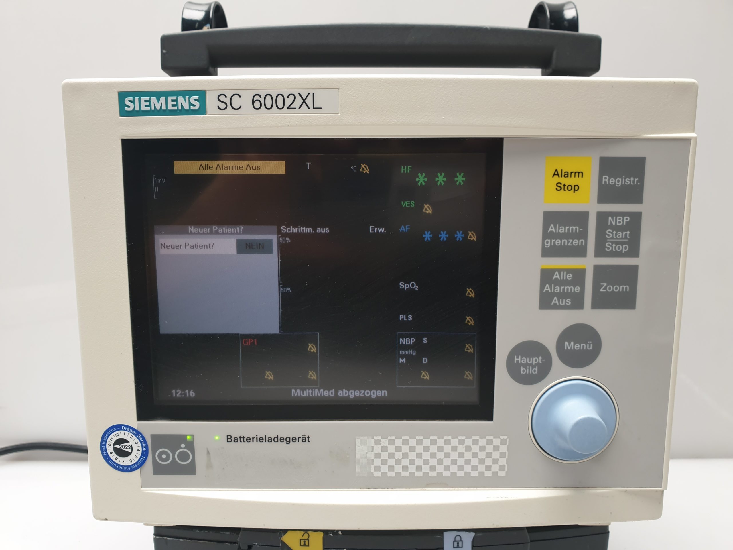 Siemens SC 6002 XL Patientenmonitor Überwachungsmonitor SC6002XL – Bild 7