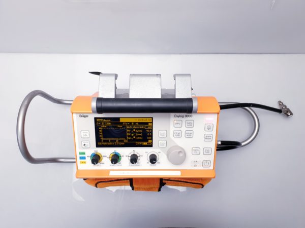 Draeger Dräger Oyxlog 3000 + Tragegestell und Netzteil – Bild 10
