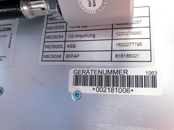 Draeger Dräger Oyxlog 3000 + Tragegestell und Netzteil – Bild 15
