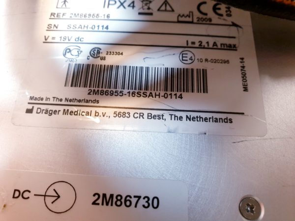 Draeger Dräger Oyxlog 3000 + Tragegestell und Netzteil – Bild 17
