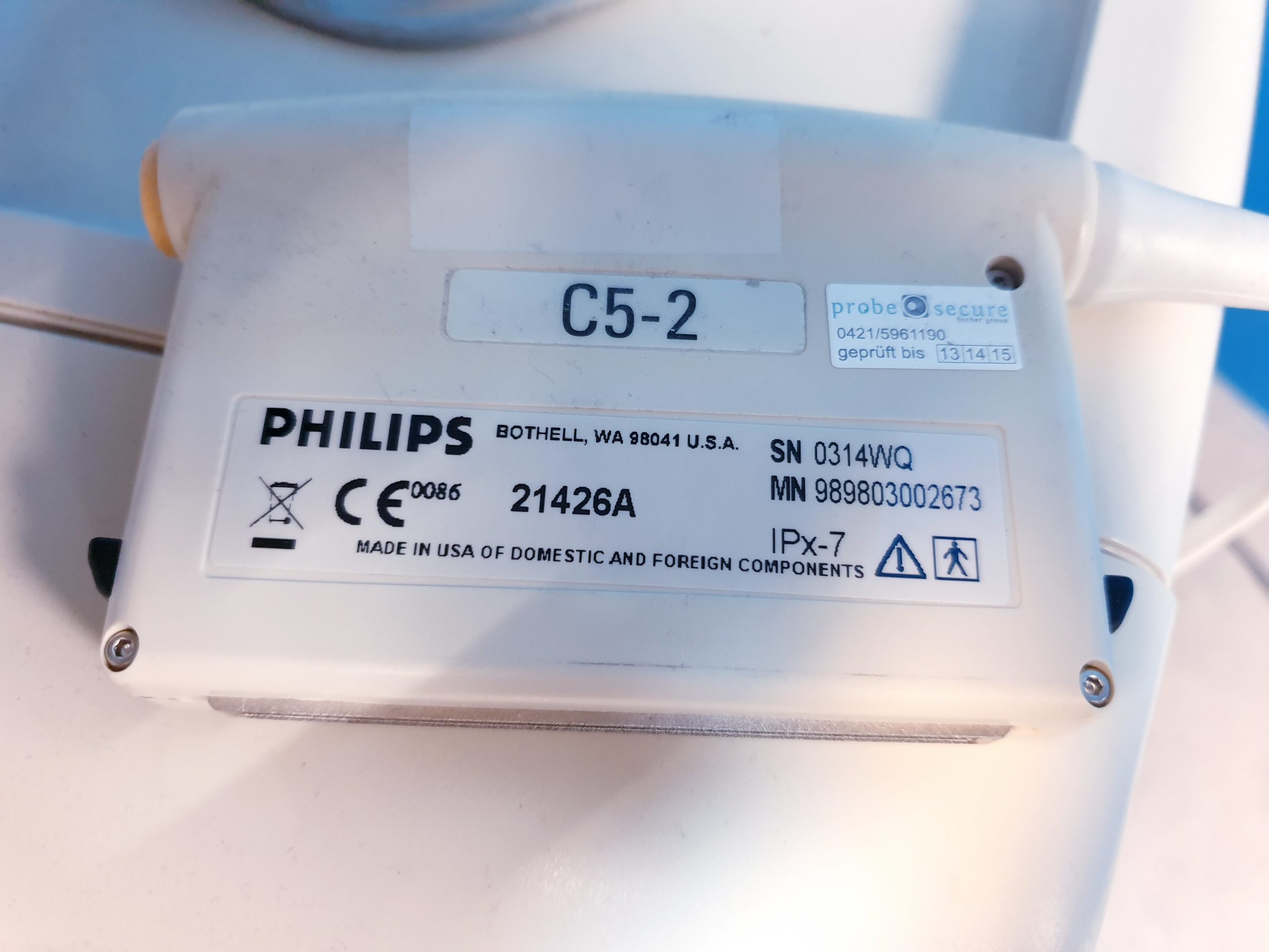 Philips HD11XE – HD 11 XE Farbdoppler+C5-2 Konvex+L12-3 Linear – Bild 8