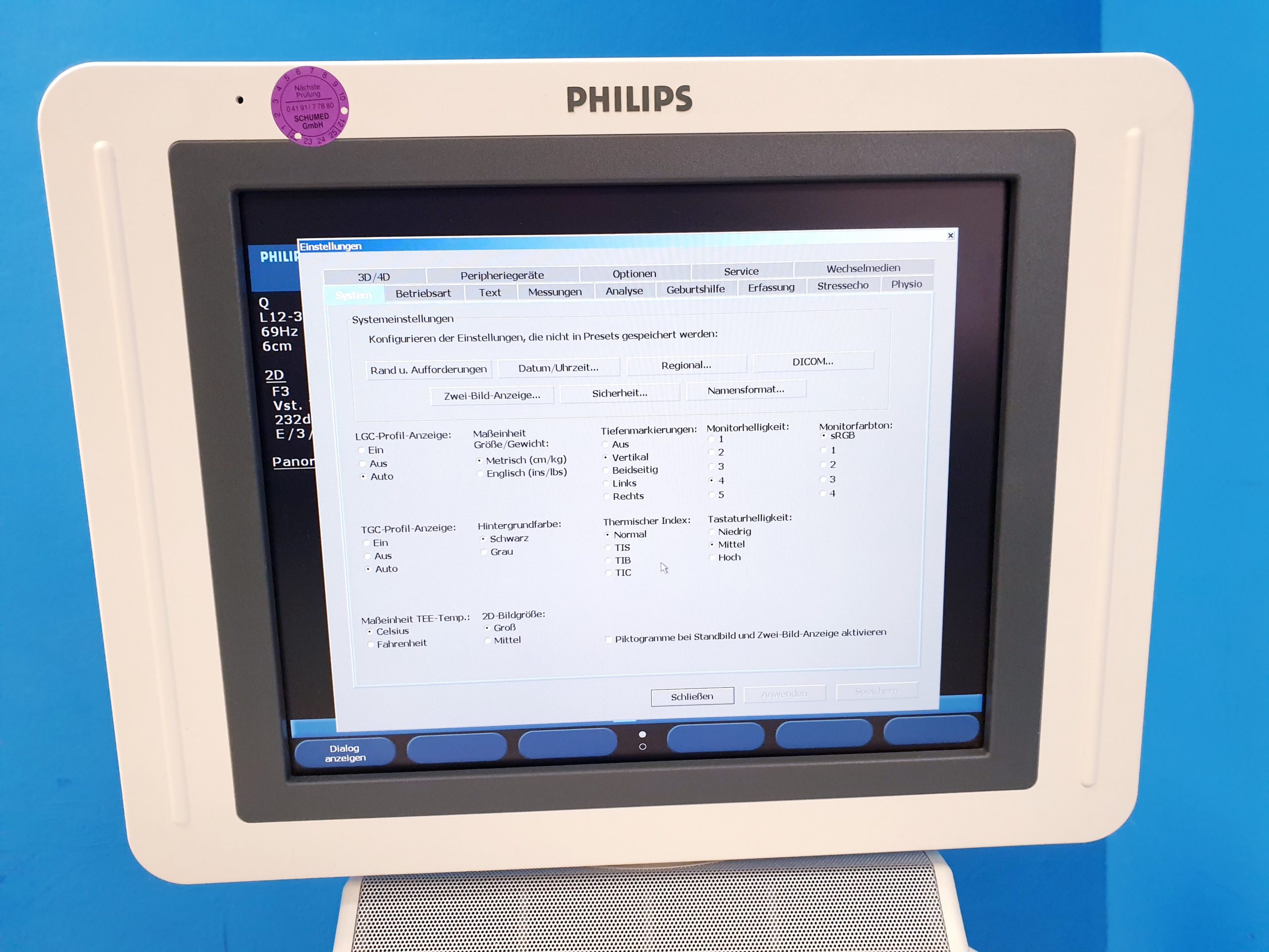 Philips HD11XE – HD 11 XE Farbdoppler+C5-2 Konvex+L12-3 Linear – Bild 19