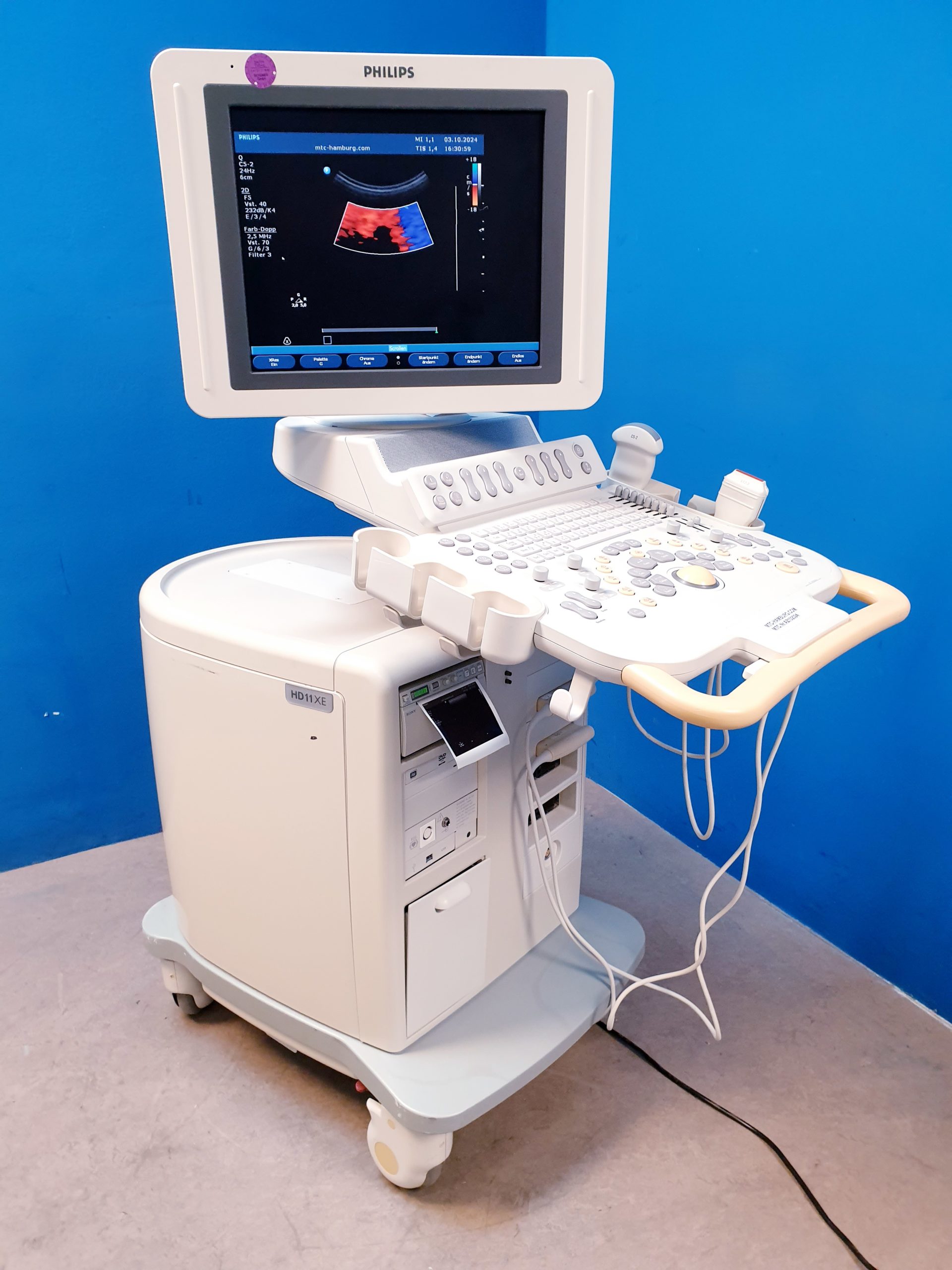 Philips HD11XE – HD 11 XE Farbdoppler+C5-2 Konvex+L12-3 Linear – Bild 22