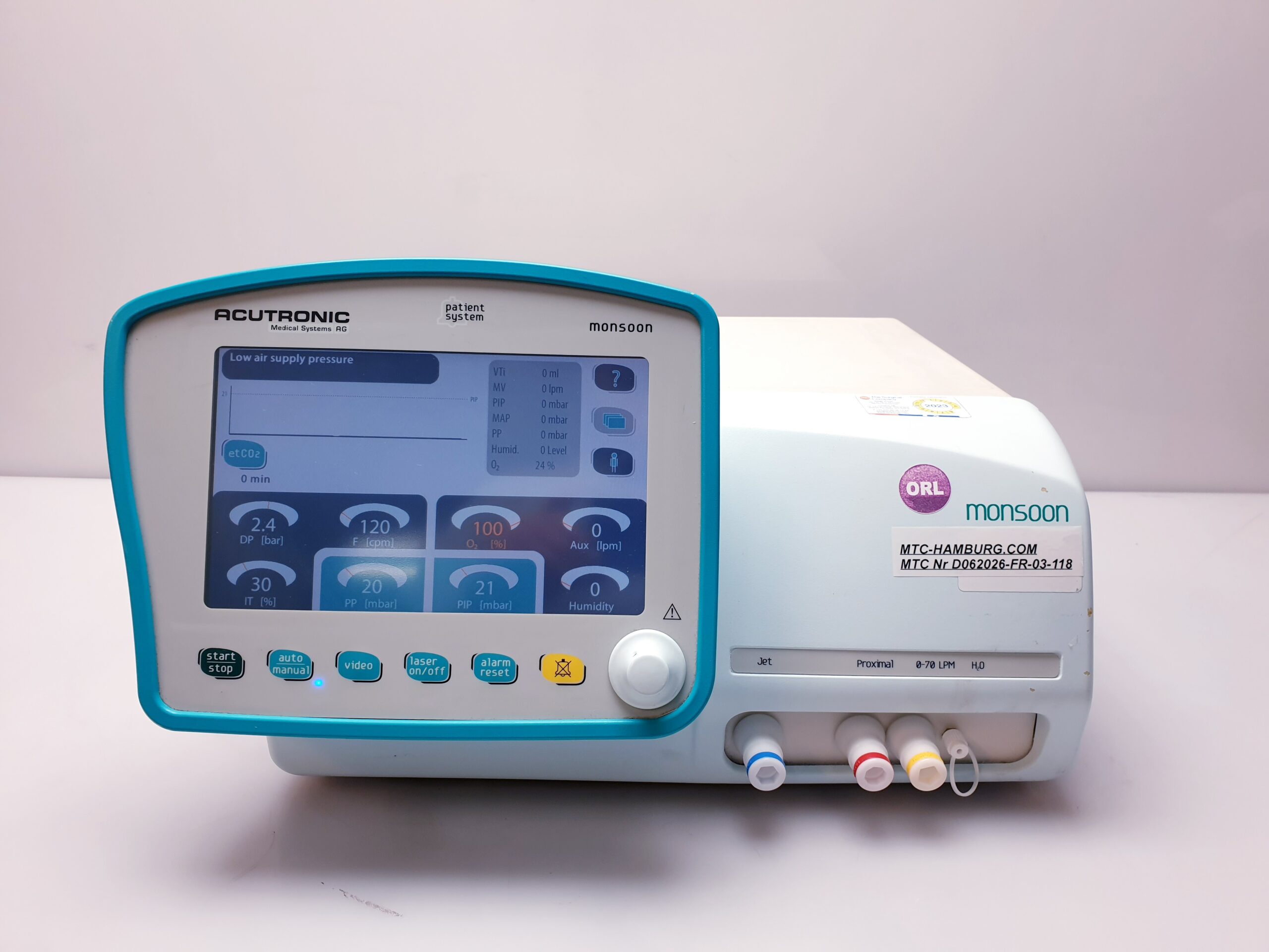 Acutronic Ventilator Monsoon 3 - YOM 2016 - S/W 2.03 – Bild 2