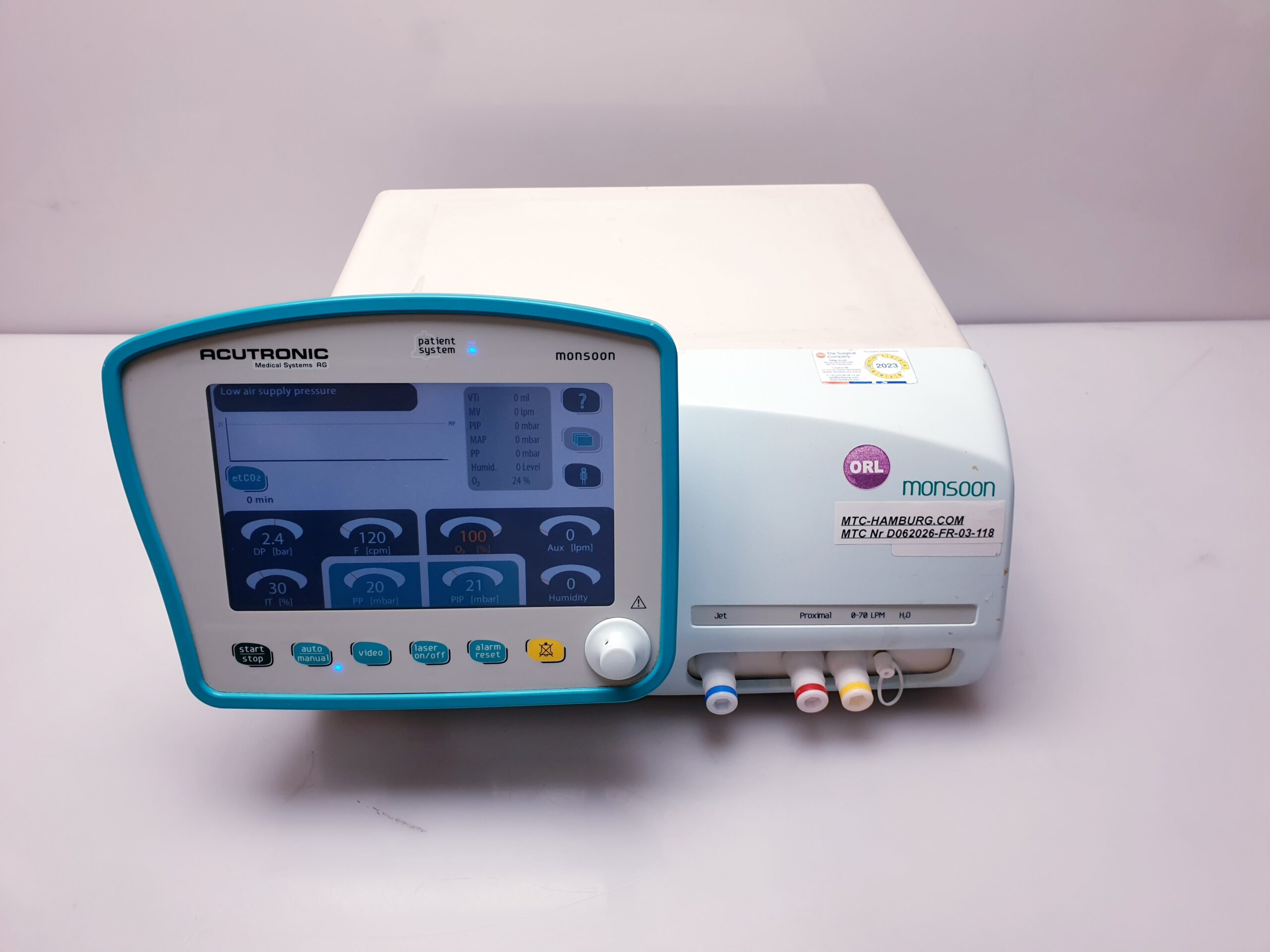 Acutronic Ventilator Monsoon 3 - YOM 2016 - S/W 2.03 – Bild 3