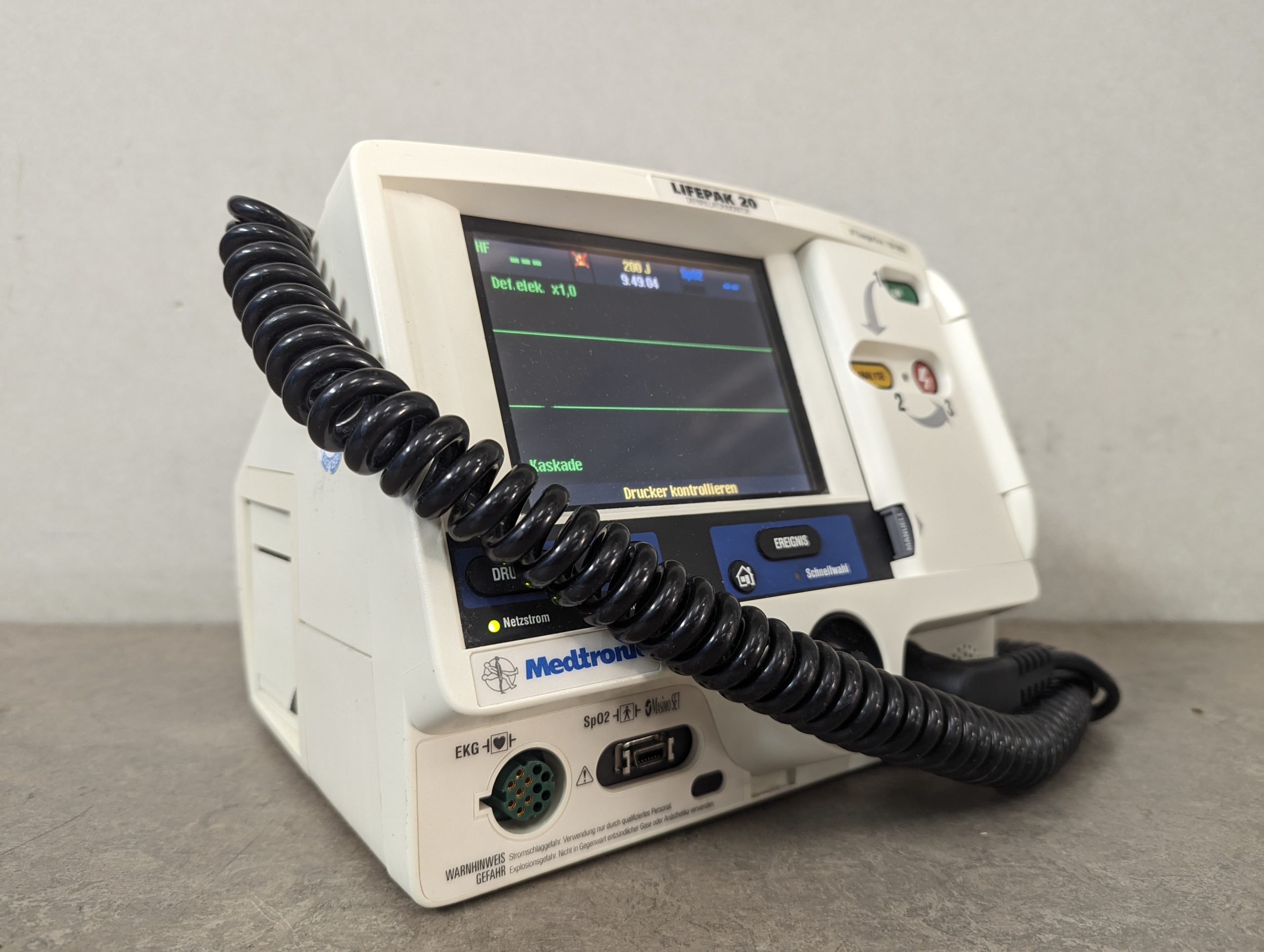 Medtronic Lifepak 20 Physio-Control Defibrillator Monitor – Bild 9