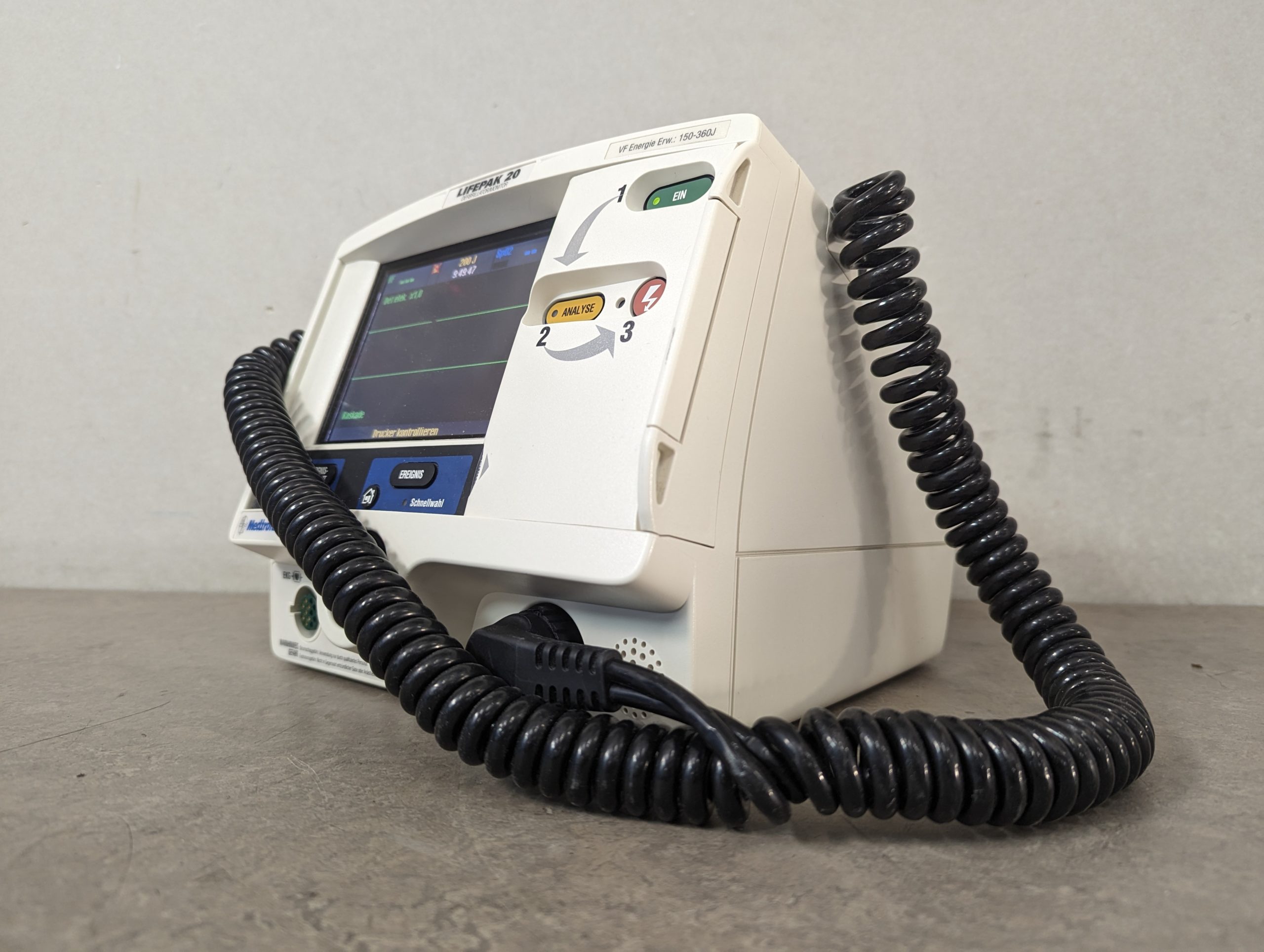 Medtronic Lifepak 20 Physio-Control Defibrillator Monitor – Bild 12