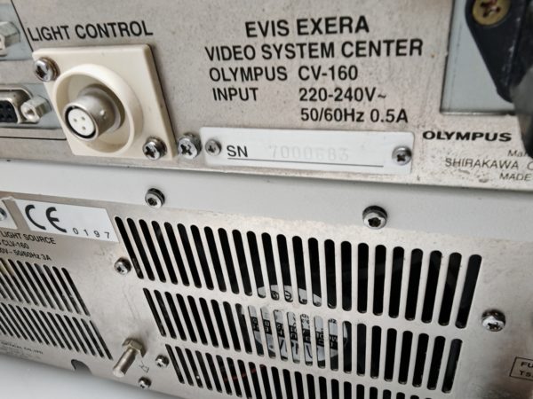 Olympus CV-160 CLV160 MAJ-843 Endoskopie Prozessor + Lichtquelle – Bild 6