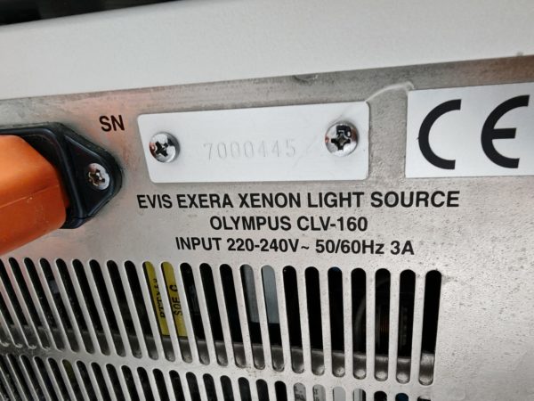 Olympus CV-160 CLV160 MAJ-843 Endoskopie Prozessor + Lichtquelle – Bild 7