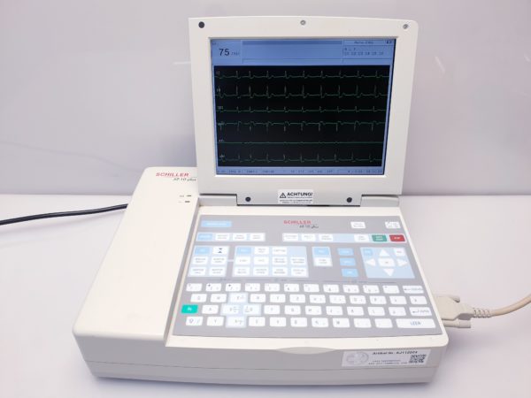 Schiller AT-10 PLUS EKG 12 Kanal Gerät mit LCD Display – Bild 5