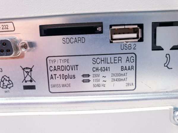 Schiller AT-10 PLUS EKG 12 Kanal Gerät mit LCD Display – Bild 10
