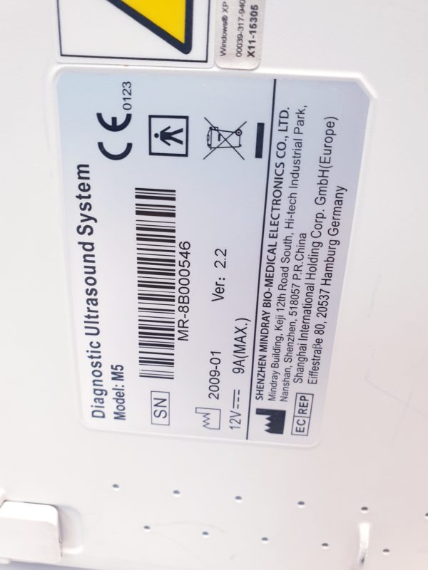 Mindray M5 + 3C5S Konvex +7L4S Linear - Farbdoppler – Bild 23
