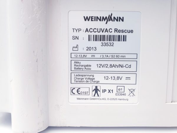 WEINMANN Accuvac Rescue - Ohne Netzteil 399 – Bild 8