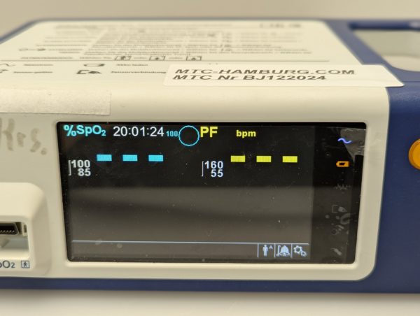 Covidien Nellcor Ref 10005941 SpO2 Messgerät, Pulsoximeter, Oxymeter - Drehknopf fehlt – Bild 4