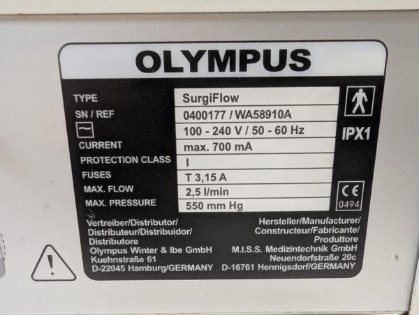 Olympus SurgiFlow Endoskopische Spülpumpe – Bild 10