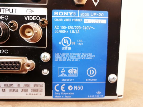 Sony UP-20 Color Video Printer UP-20 – Bild 7