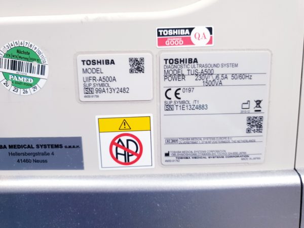 Toshiba Aplio 500 + 6C1 – PVT-375BT + 11L4 – PLT-704SBT  + 12L5 PLT-805AT – Bild 20