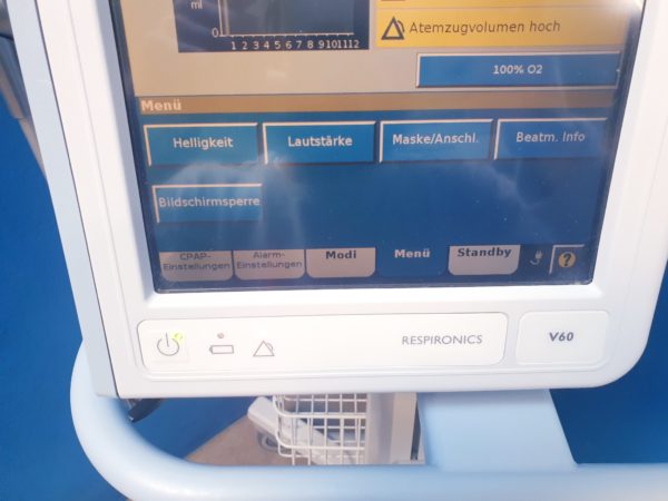Philips Respironics V60  V 60 Beatmungsgerät Fahrbar – auf Fahrbarem Gestell – Bild 5