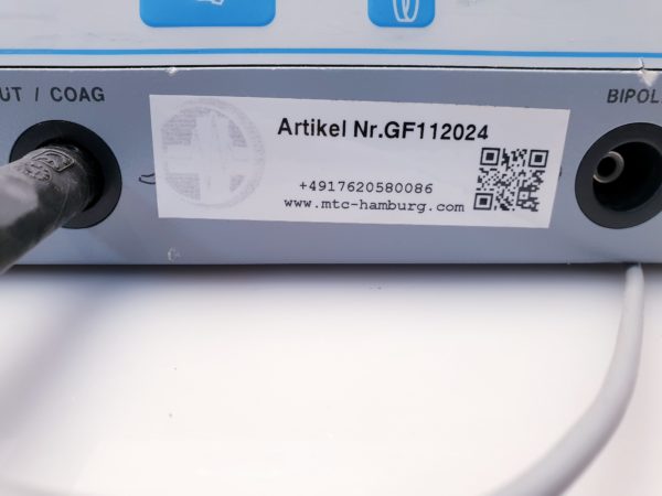 ERBE ICC 300 ICC300 H HF-Chirurgiegerät 300 Watt Leistung mit Fusschaltter – Bild 2