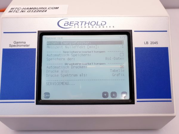 Berthold LB 2045 Gamma Spectrometry System – Bild 10