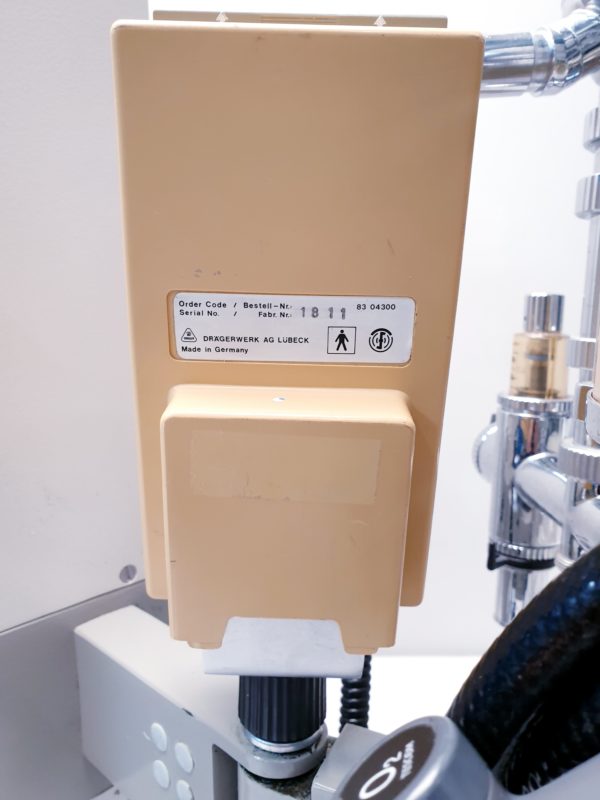 Dräger Draeger Trajan 808 Narkosegerät Wand Narkose mit Kreisteil und Volumeter – Bild 7