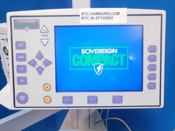 AMO Sovereign Compact  Phakoemulsifikator   mit Fußschalter Rollbar – Bild 6