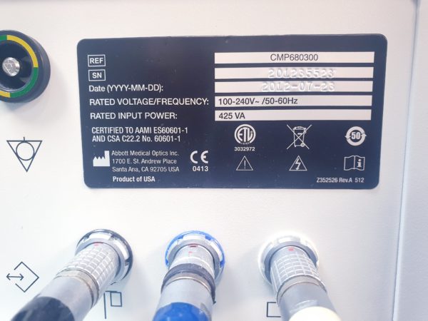 AMO Sovereign Compact  Phakoemulsifikator   mit Fußschalter Rollbar – Bild 15