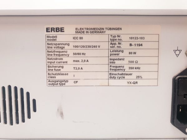 Erbe ICC80 - ICC 80 HF Gerät – Bild 11