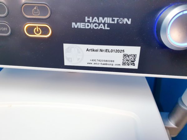 Hamilton Medical S1 Beastmungsgerät - DOM2014 – Bild 2