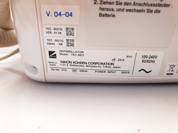 Nihon Kohden Cardiolife TEC 5621 Defibrillator – Bild 12