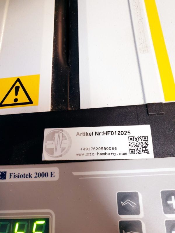 RIMEC Fisiotek 2000E Bewegungstrainer Beintrainer Bewegungsschiene – Bild 2