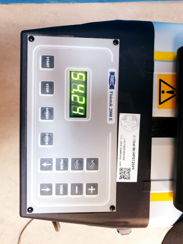 RIMEC Fisiotek 2000E Bewegungstrainer Beintrainer Bewegungsschiene – Bild 5