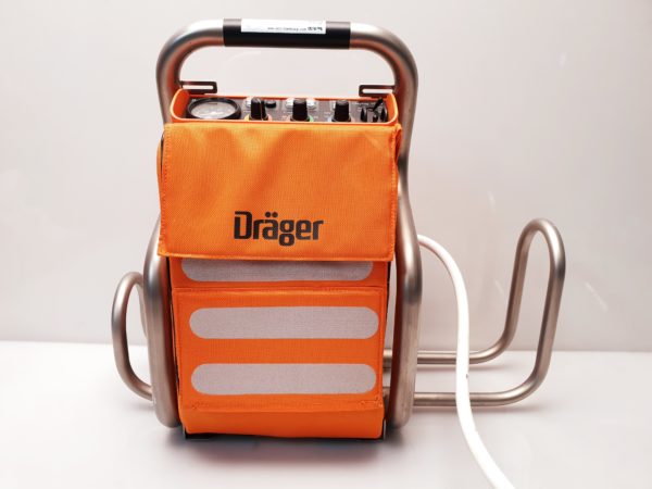 Dräger-Draeger Oxylog 1000 Notfallbeatmungsgerät mit Metall Halter – Bild 4